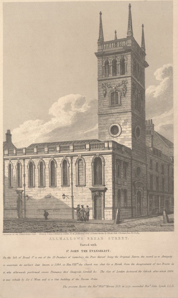 All Hallows Bread Street od John Coney