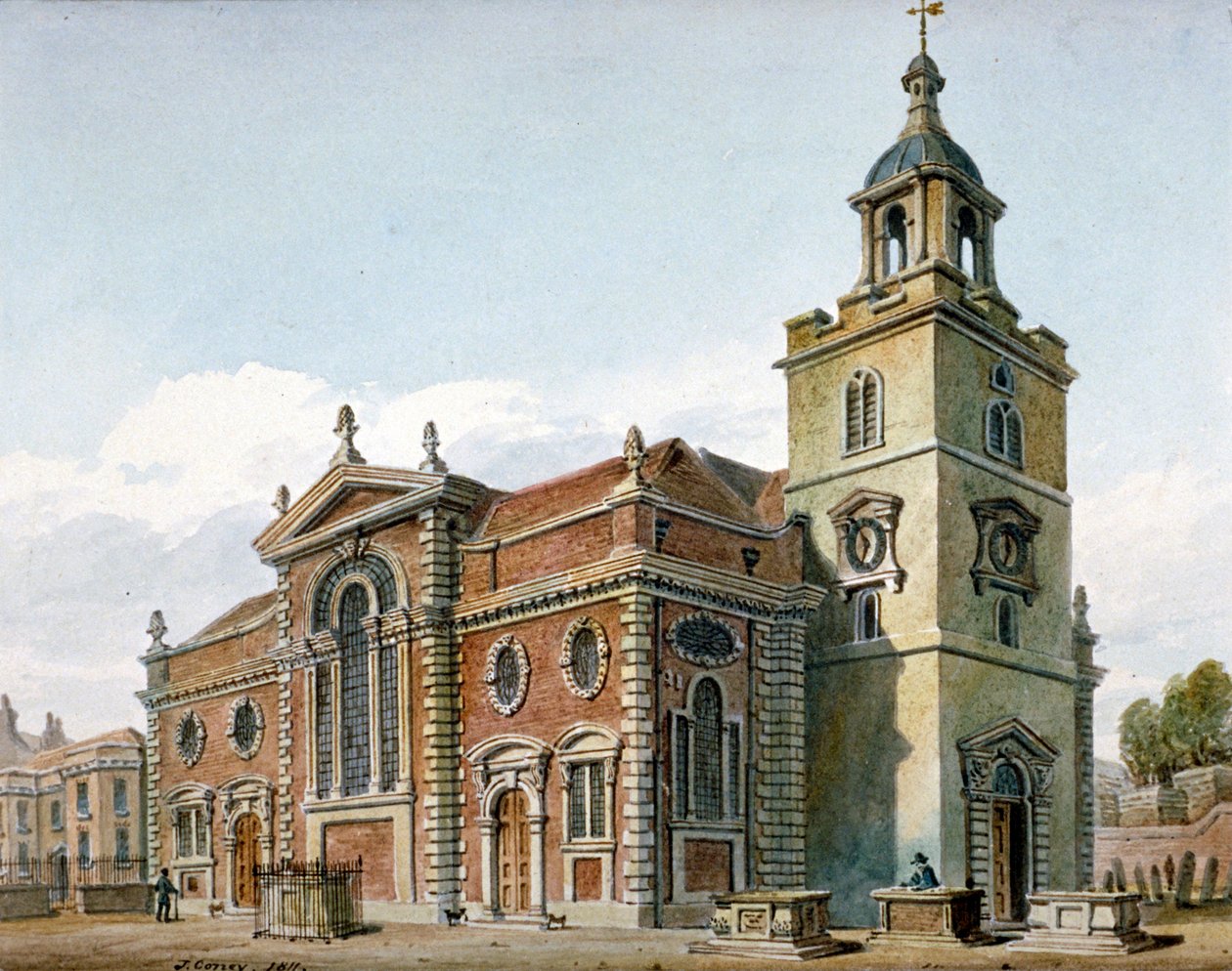 Kostel Panny Marie, Whitechapel, Londýn, 1811 od John Coney