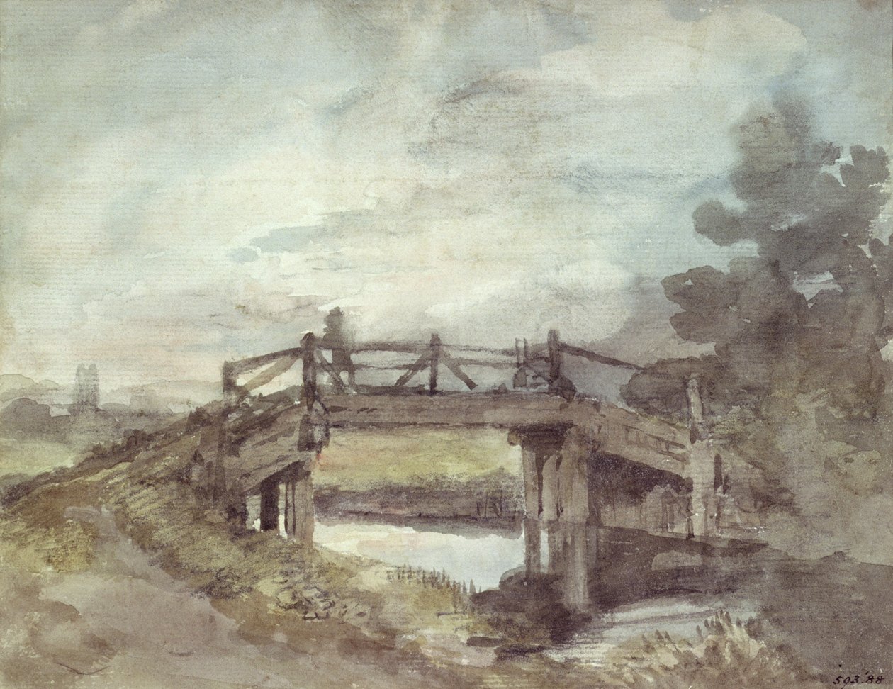Most přes Stour od John Constable