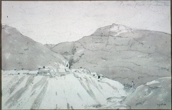 Olověný důl na úpatí Mam Tor od John Constable