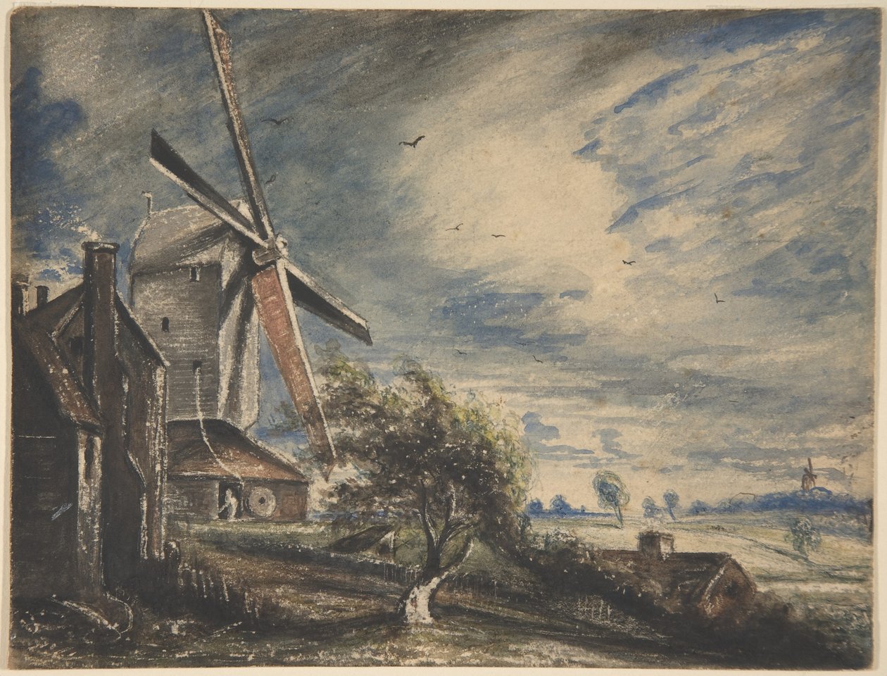 Mlýn poblíž Colchesteru od John Constable