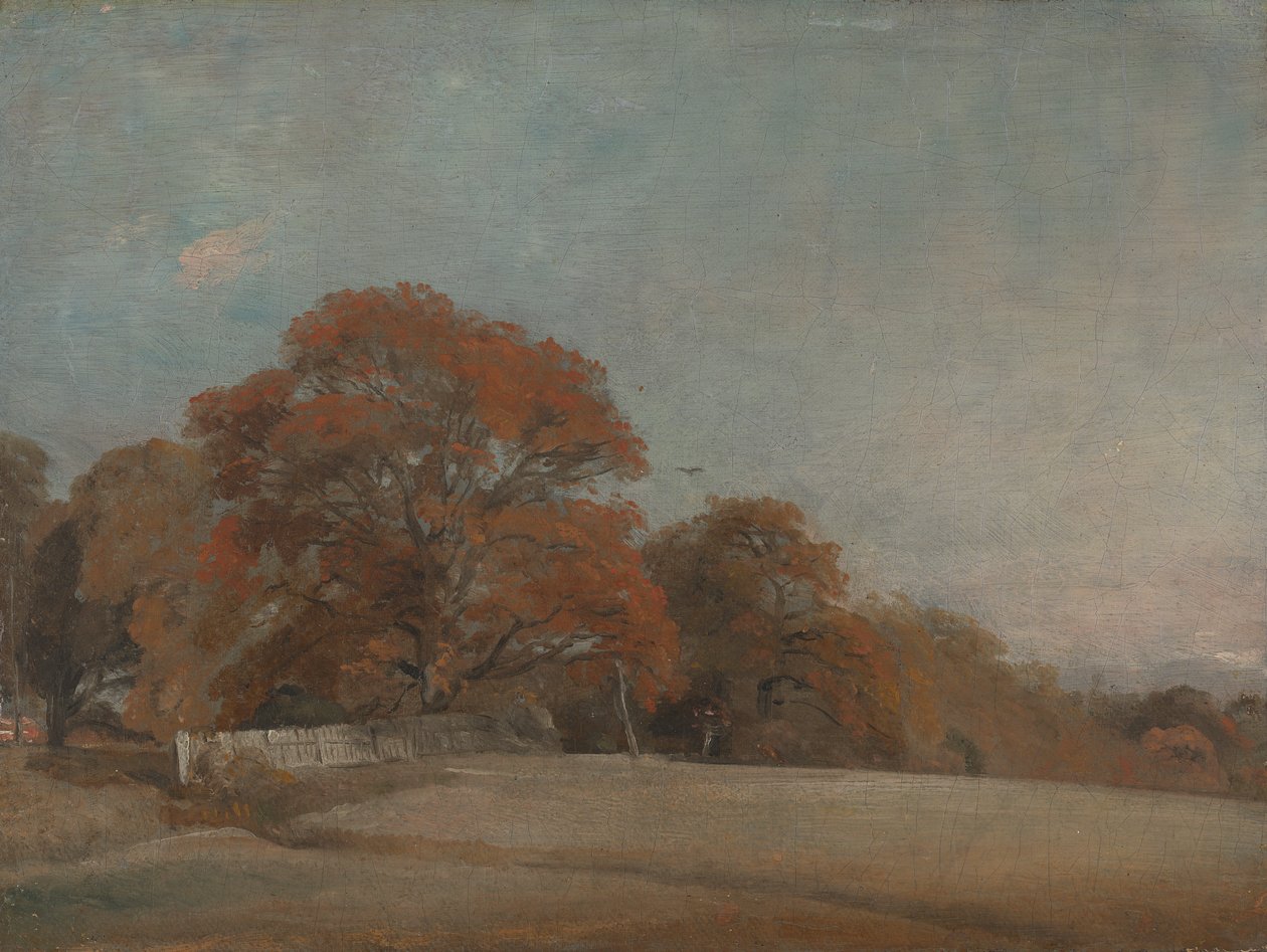 Podzimní krajina ve východním Bergholtu od John Constable