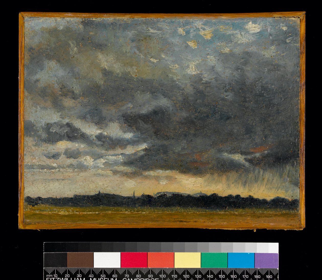 V Hampstead, při pohledu na Harrow, před rokem 1837 od John Constable