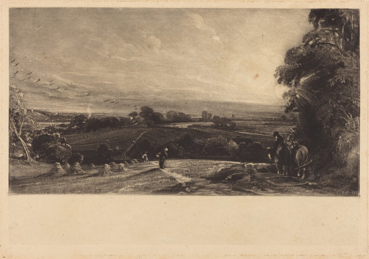 Podzimní západ slunce od John Constable