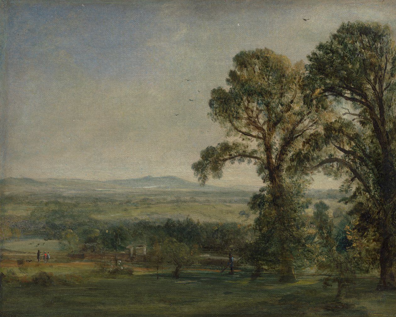 Bardon Hill, Coleorton Hall od John Constable