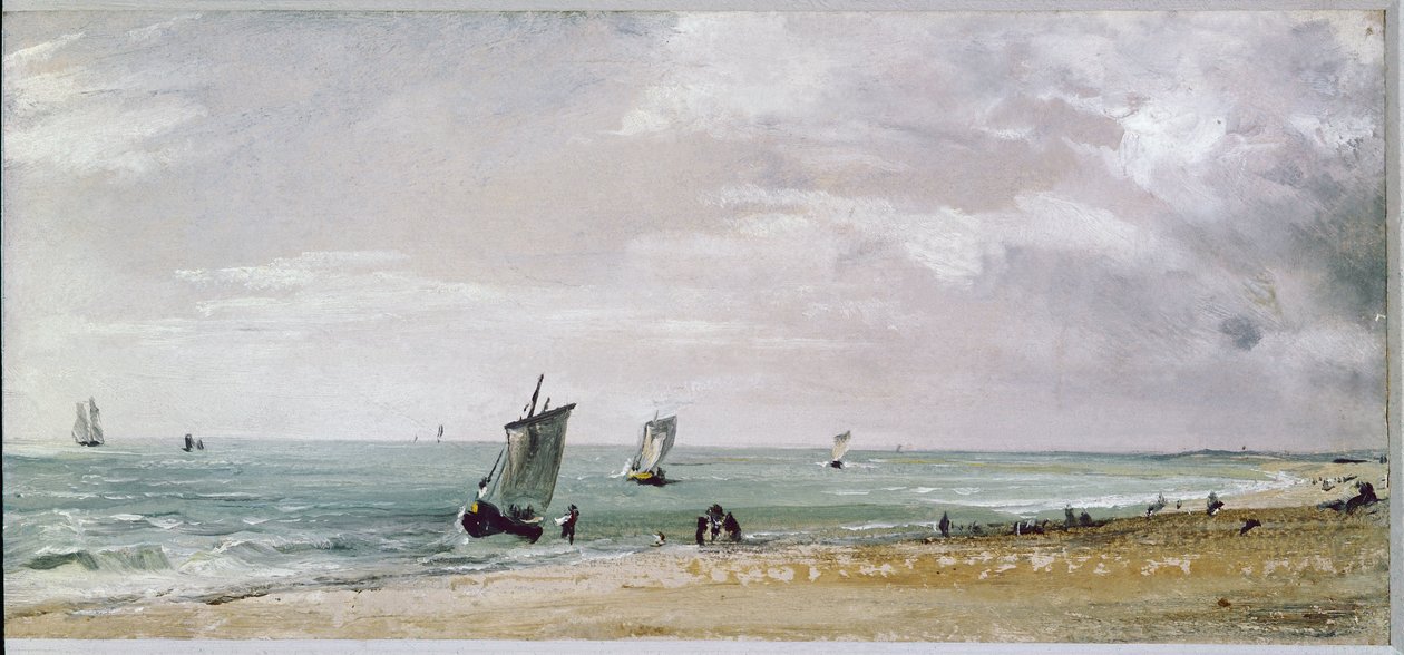 Brighton Beach (olej na plátně od John Constable