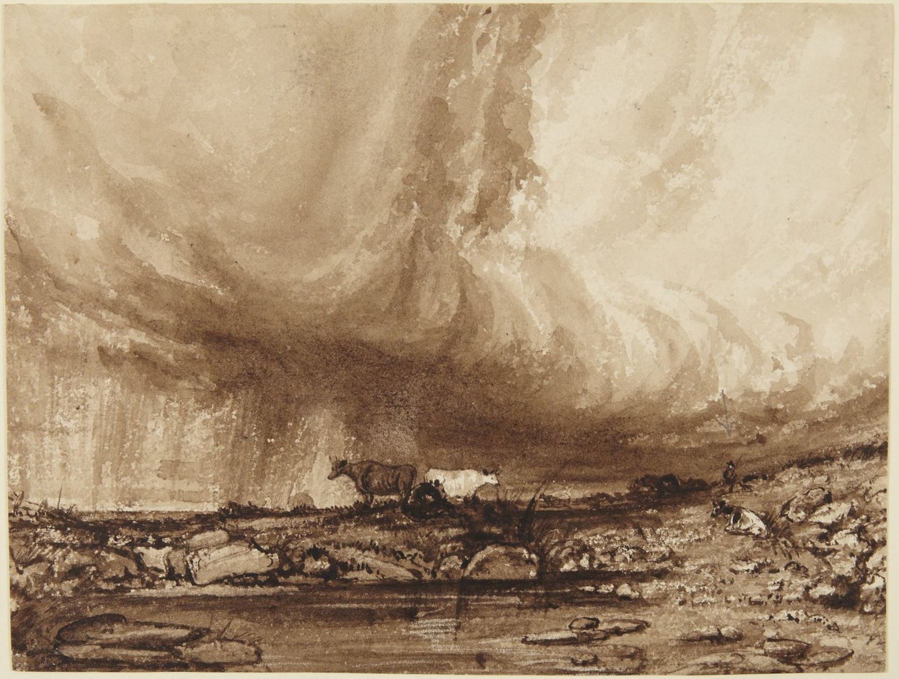 Skot v bouřce od John Constable
