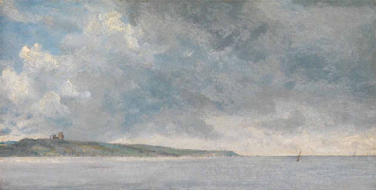 Pobřežní scéna s útesy, ca. 1814. od John Constable