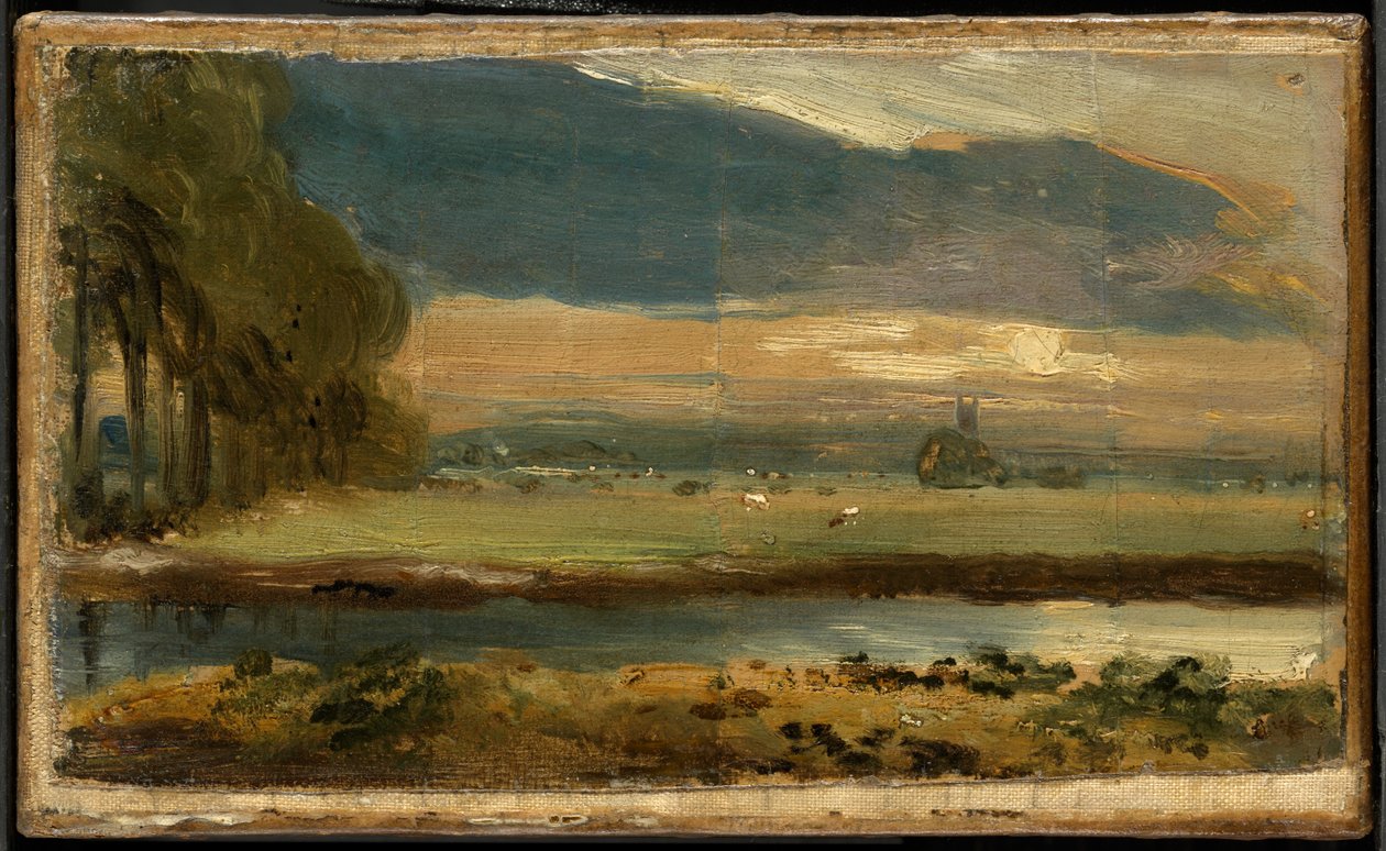 Kostel v Dedhamu od Flatfordu od John Constable