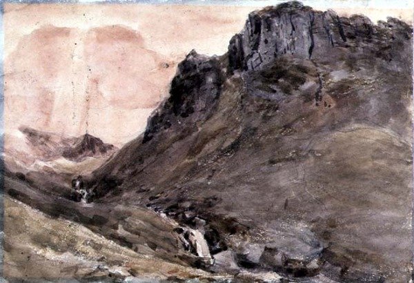 Eagle Crag, Borrowdale od John Constable