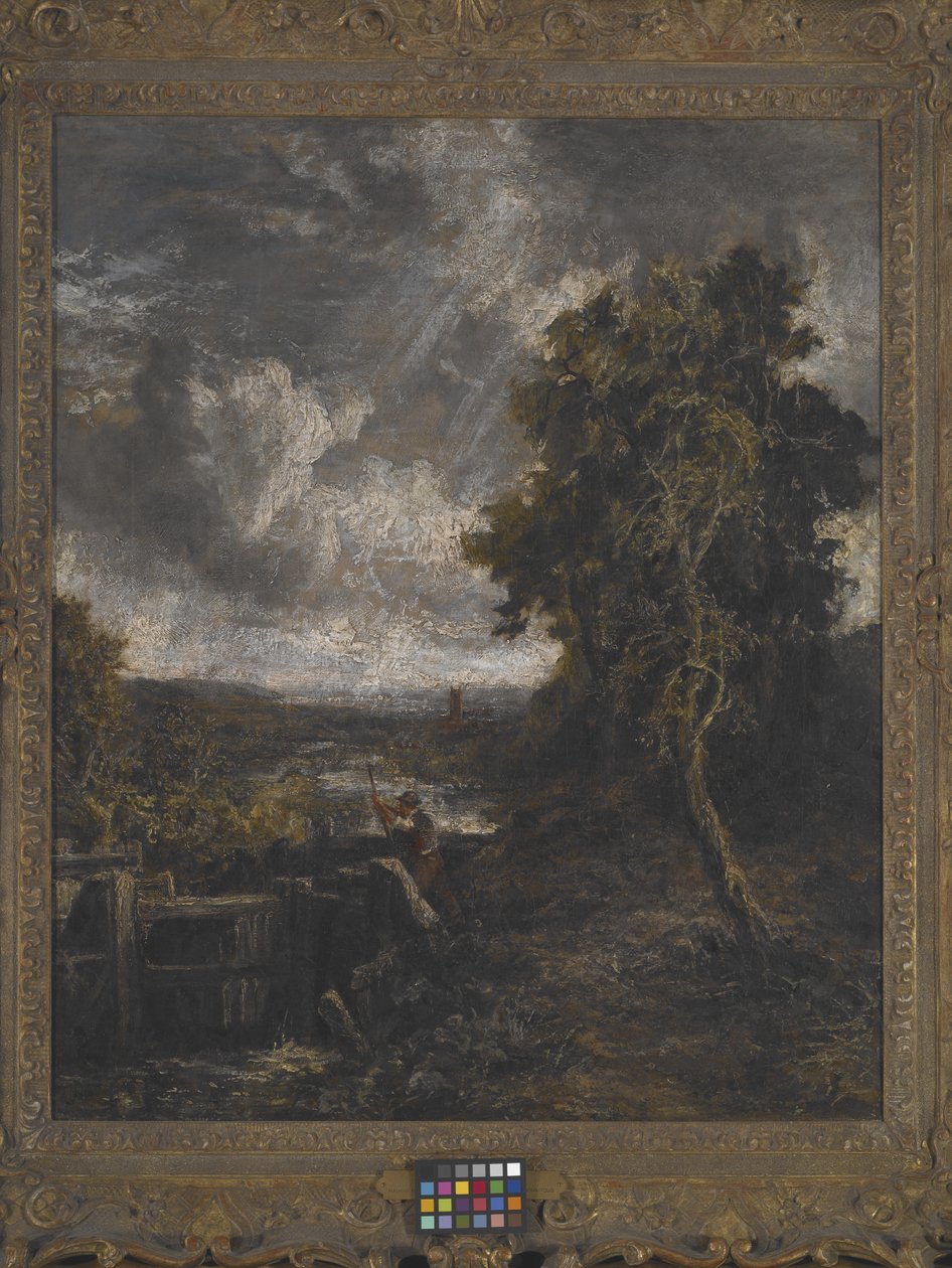 East Bergholt - zámek na Stour (olej na plátně) od John Constable