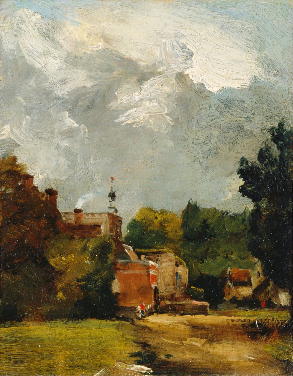Kostel East Bergholt od John Constable