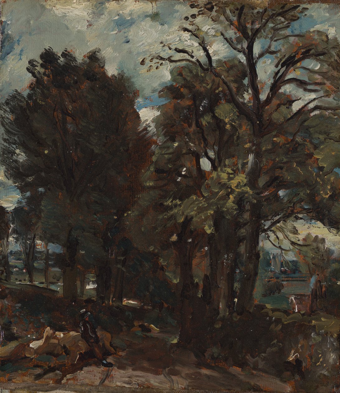Fen Lane, Východní Bergholt od John Constable