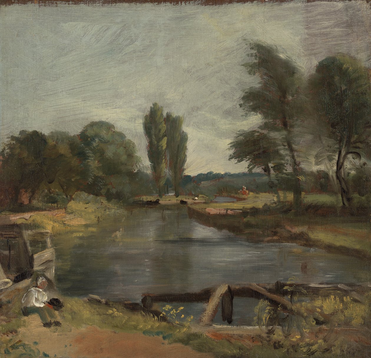 Zámek Flatford od John Constable