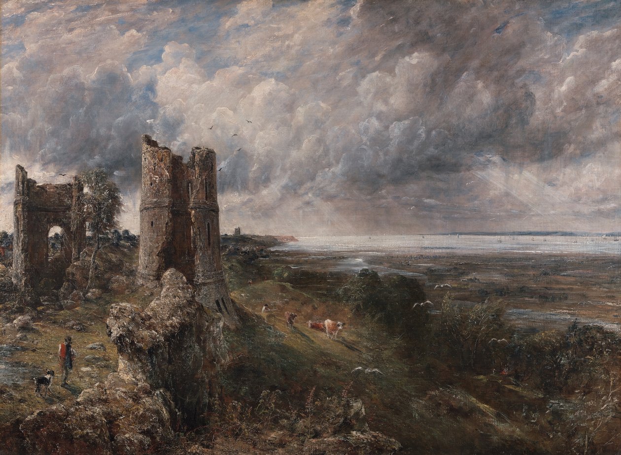 Hrad Hadleigh, Ústa Temže – Ráno po bouřlivé noci, 1829. od John Constable