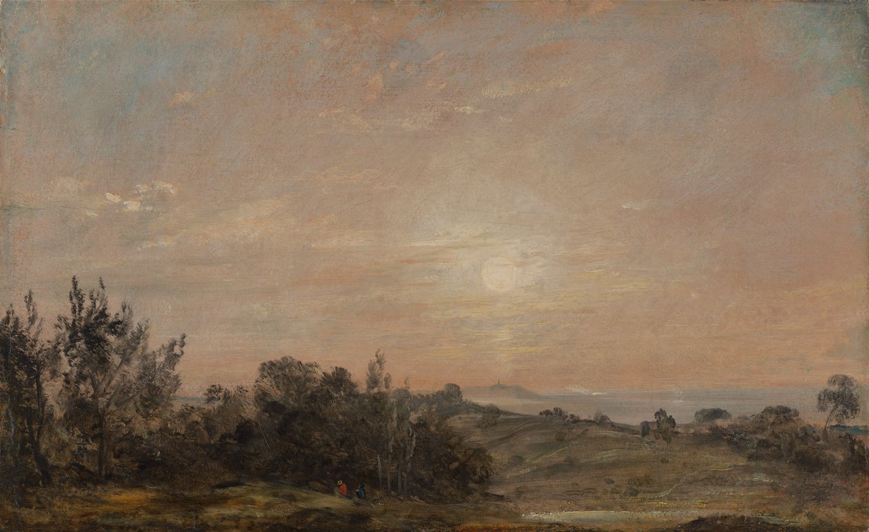 Hampstead Heath směrem k Harrow od John Constable