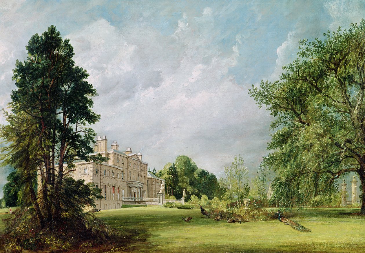 Malvern Hall, Warwickshire, 1821 od John Constable