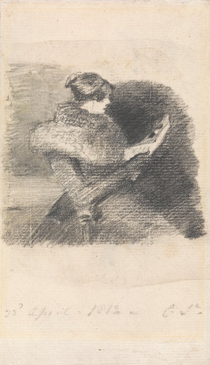 Mary Constable Reading od John Constable