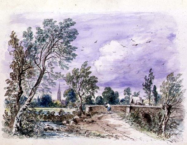 Most Milford Bridge od John Constable