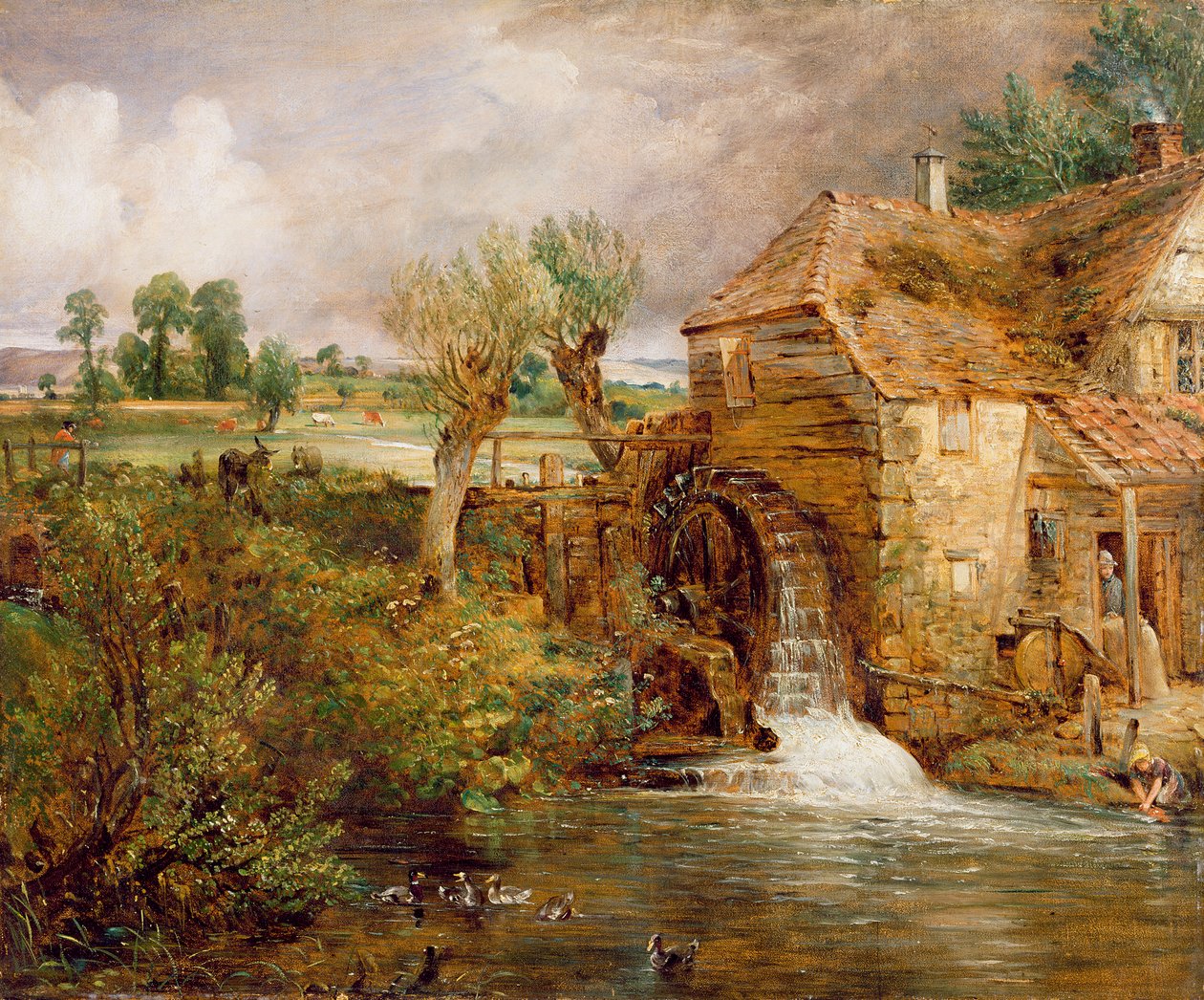 Mill v Gillingham, Dorset od John Constable