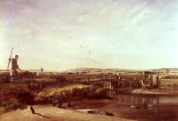 Mistley, Valley of the Stour (olej na plátně) od John Constable