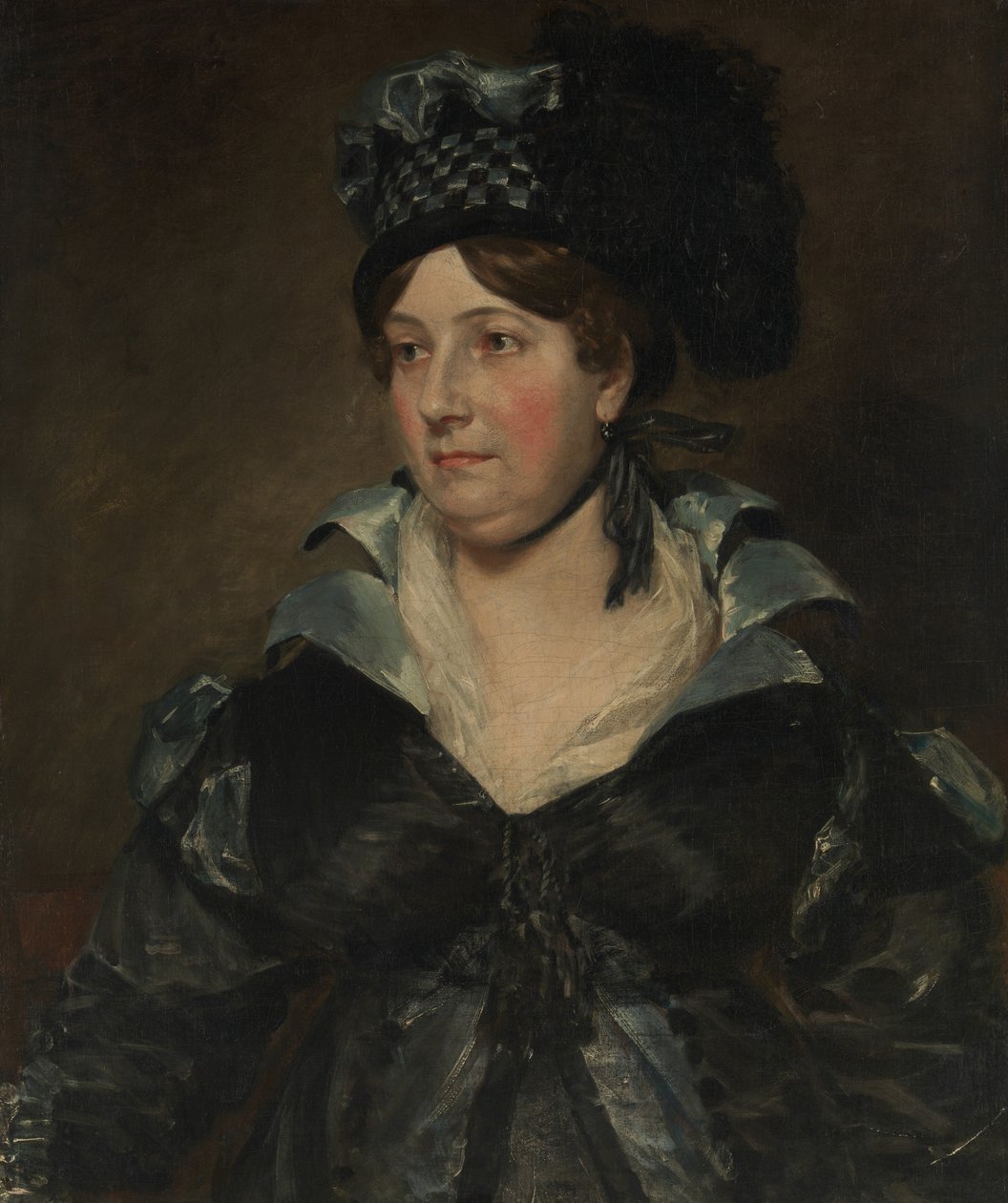 Paní James Pulham Sr. Frances Amys, ca. 1766-1856, 1818. od John Constable