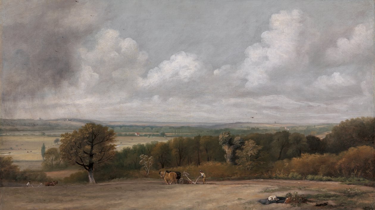 Orba scéna v Suffolku, 1824 až 1825. od John Constable