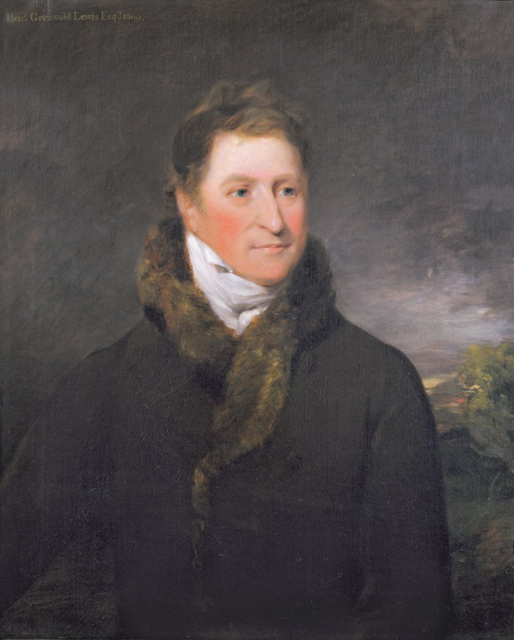 Portrét Greswolda Lewise († 1819) z Malvern Hall, Warwickshire od John Constable