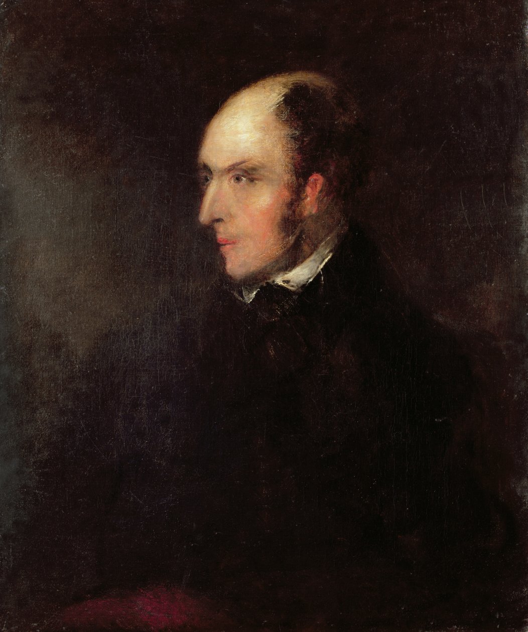 Portrét plešatějícího muže od John Constable
