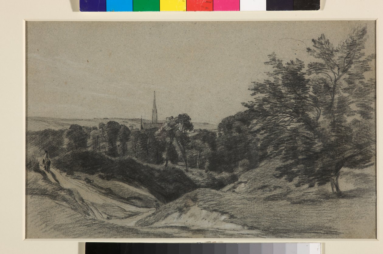 Katedrála v Salisbury z Old Sarum od John Constable