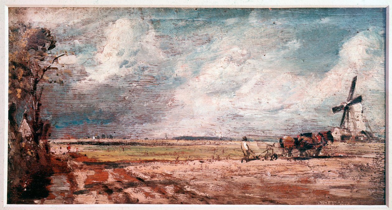 Jaro ve východním Bergholtu v Anglii (malba od John Constable
