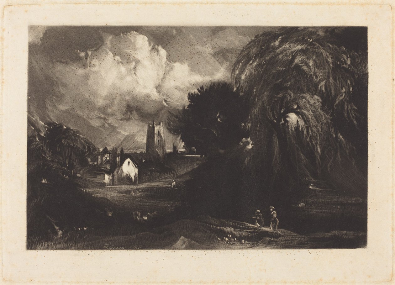 Stoke-by-Neyland od John Constable