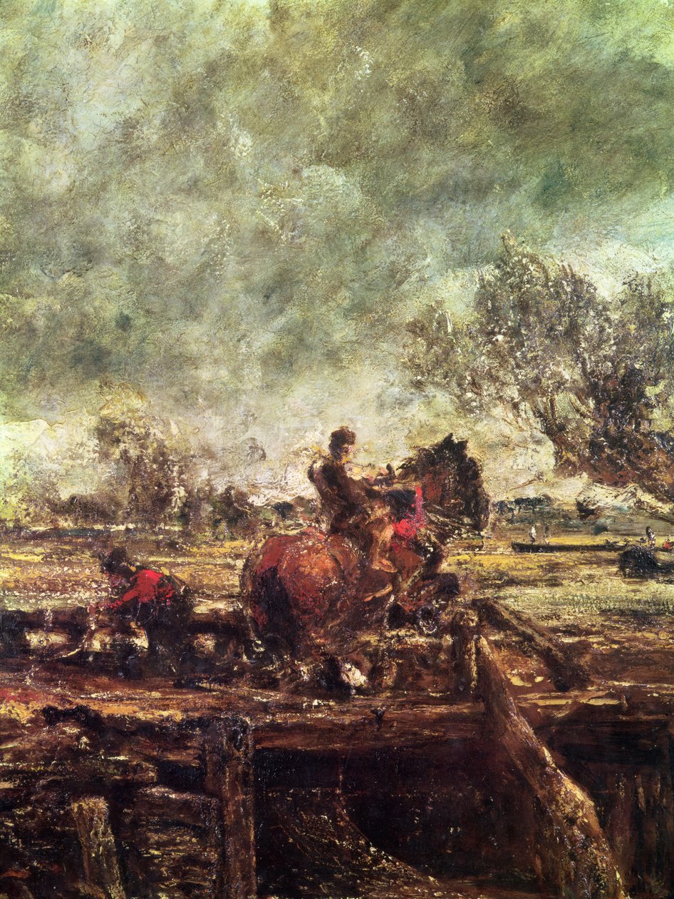 Studie pro skákajícího koně (detail) od John Constable