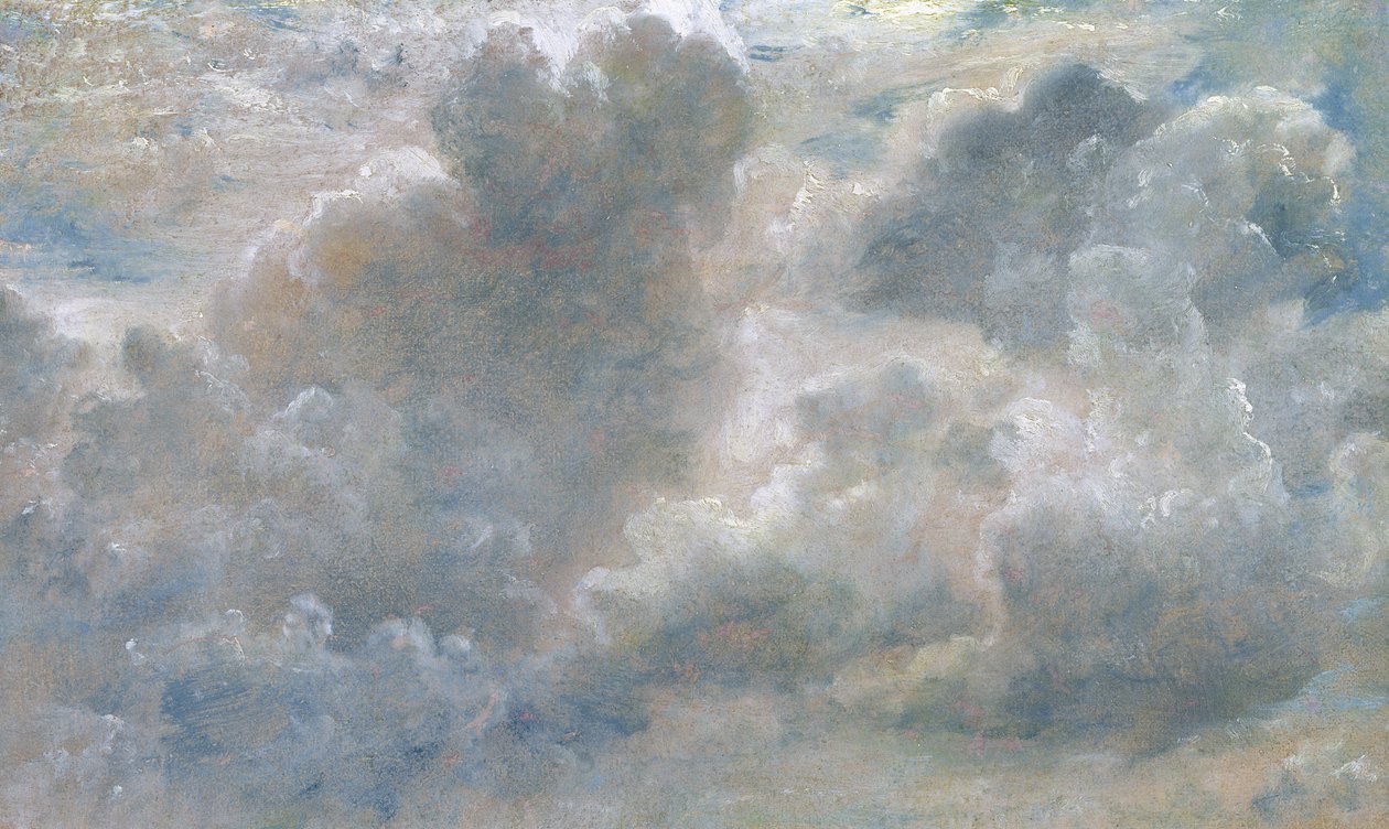 Study of Cumulus Clouds, 1822 (olej na papíře na plátně) od John Constable