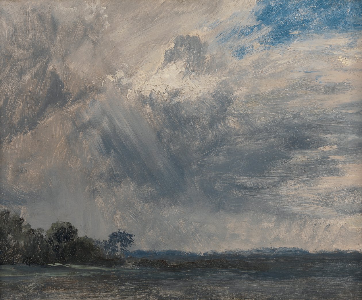 Studie zatažené oblohy od John Constable