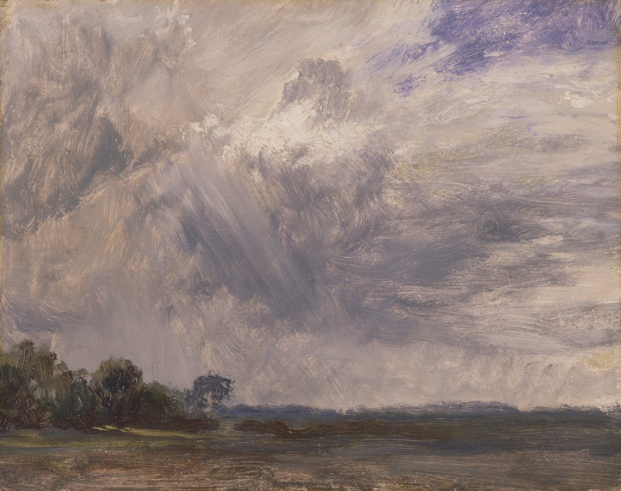 Studie zamračené oblohy od John Constable