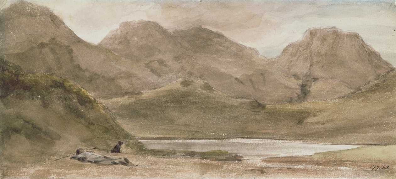 Sty Head Tarn, 12. října 1800 od John Constable