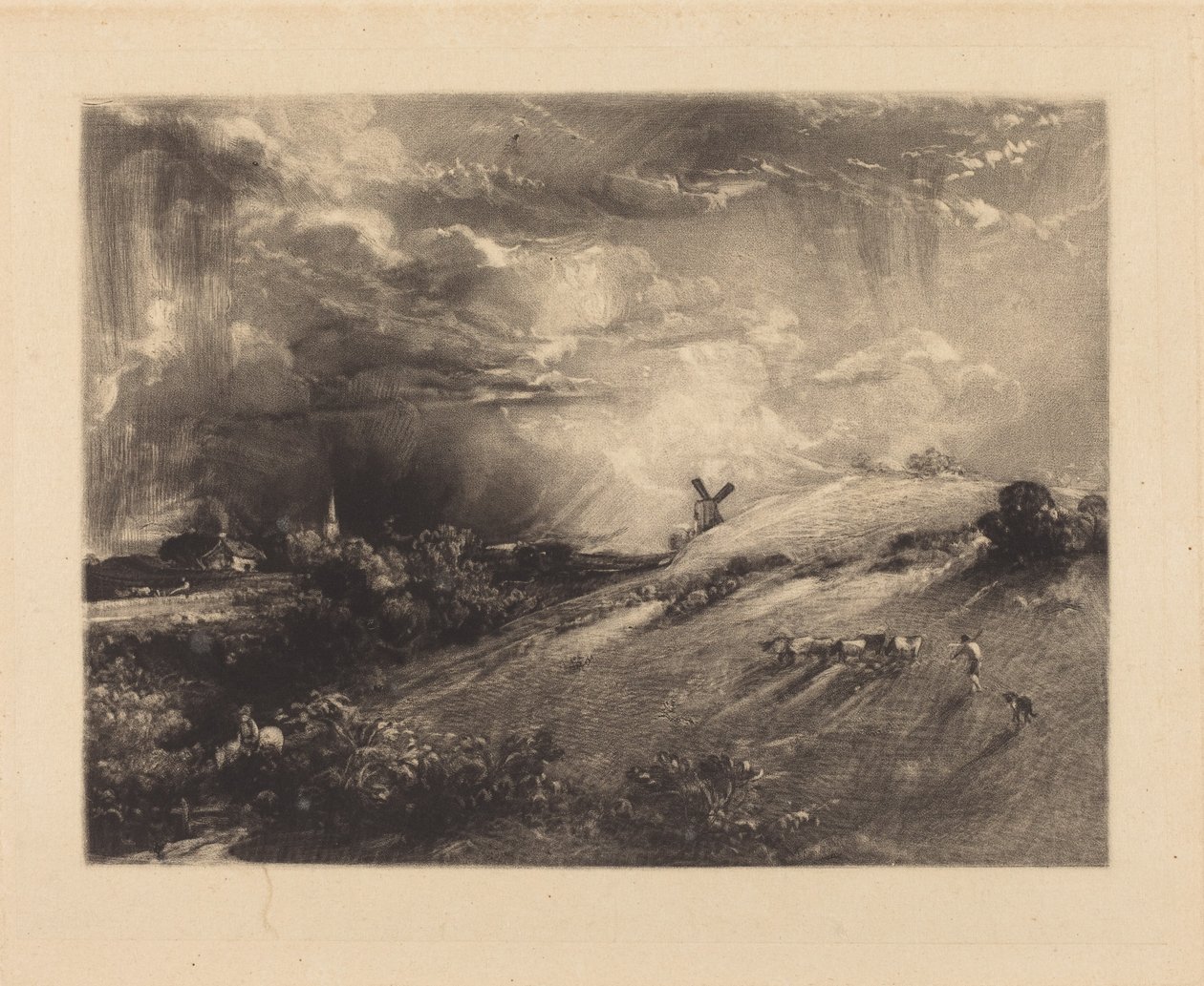 Letní odpoledne po přeháňce od John Constable