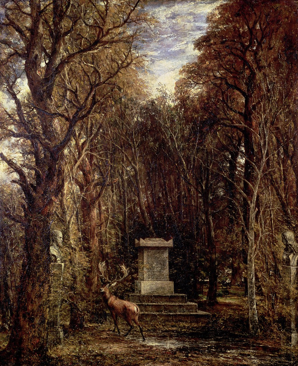 Cenotaph k Reynoldově paměti, Coleorton, c.1833 od John Constable