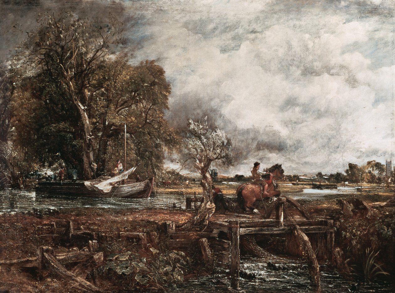 Skákající kůň, kolem roku 1825 od John Constable