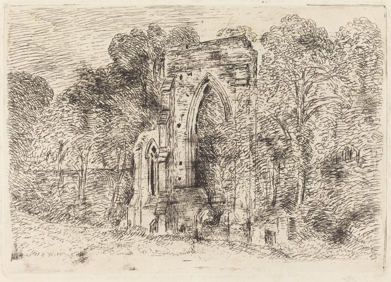 Ruiny Netley Abbey od John Constable