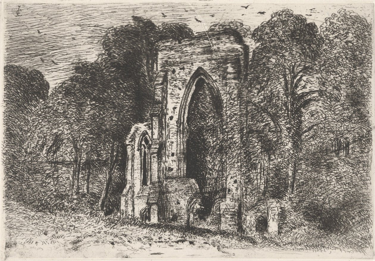 Zříceniny opatství Netley od John Constable
