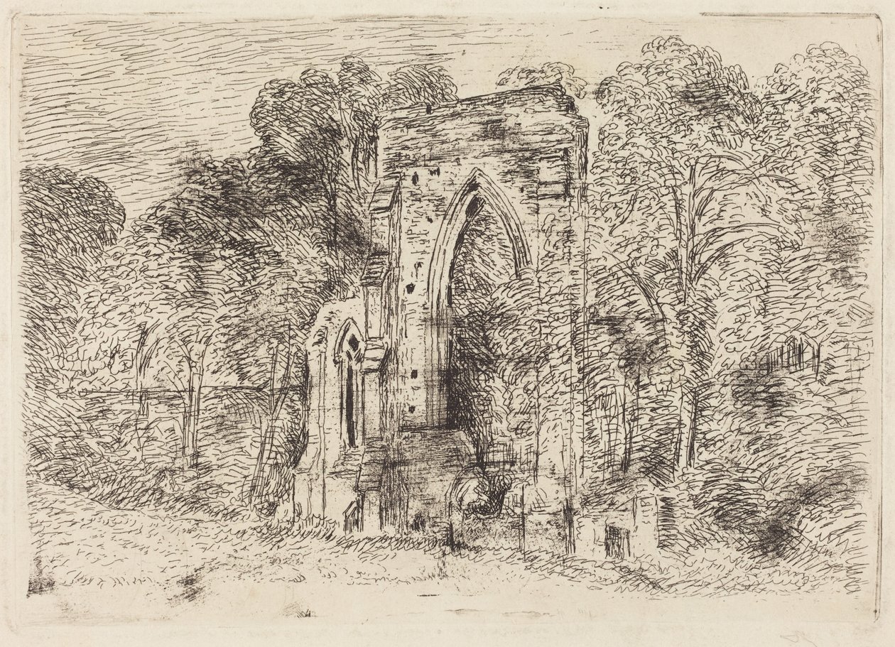 Zříceniny opatství Netley od John Constable