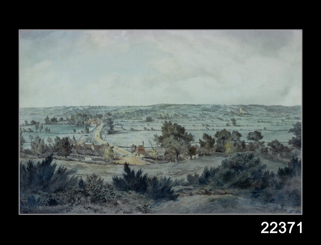 Údolí Stour, se Stratford St. Mary v dálce od John Constable