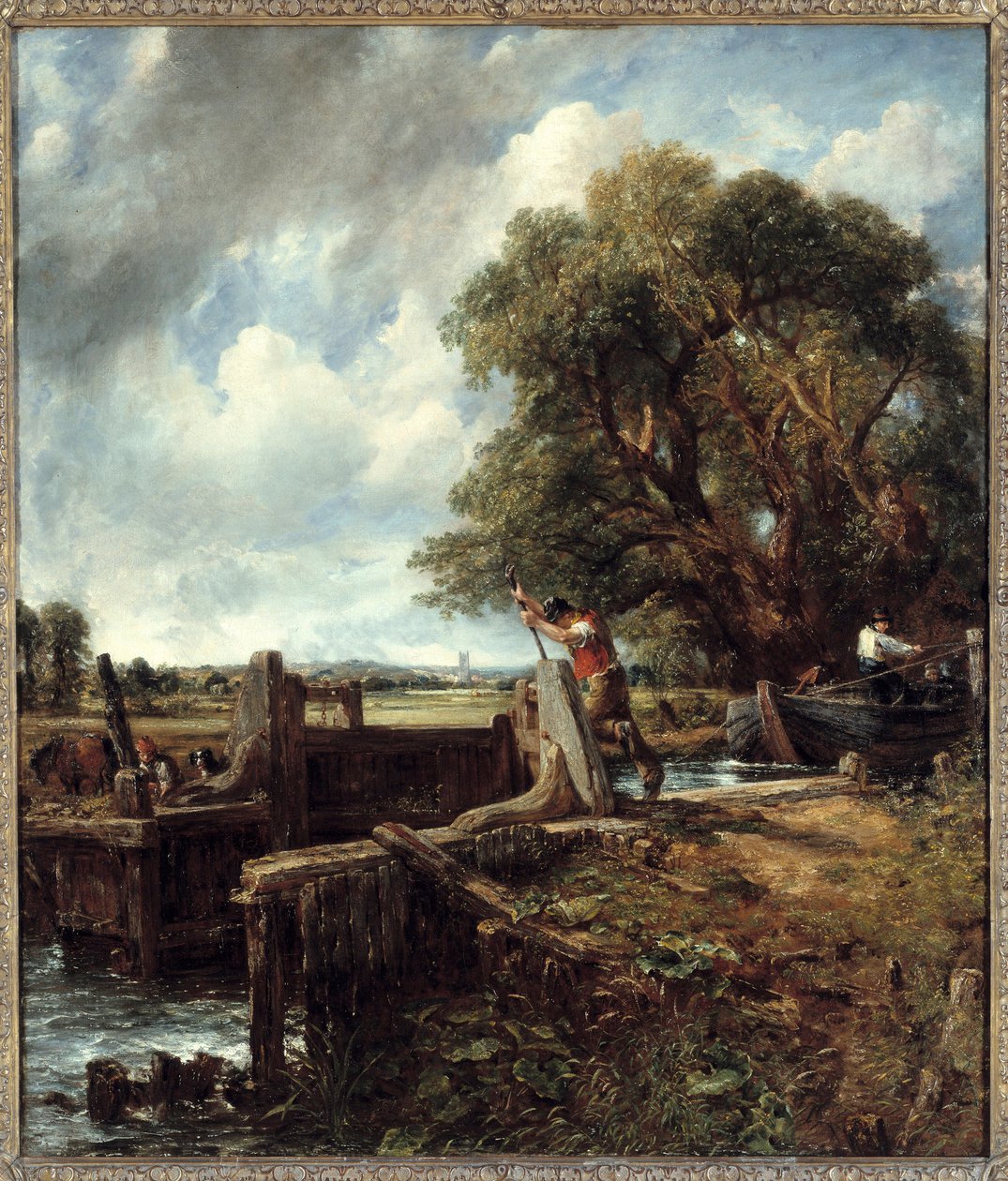 Zámek. Obraz Johna Constablea (1776-1837) od John Constable
