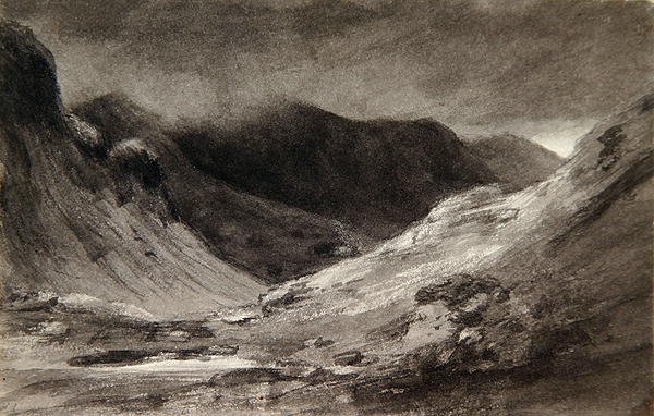 Údolí Newlands: Velmi bouřlivé odpoledne od John Constable