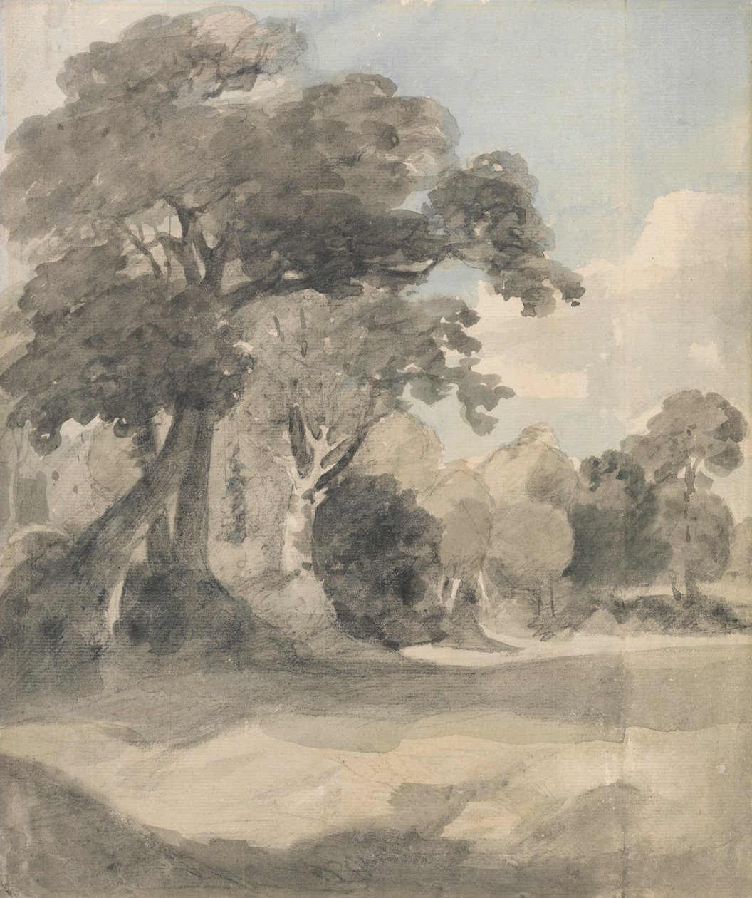 Stromy na louce od John Constable