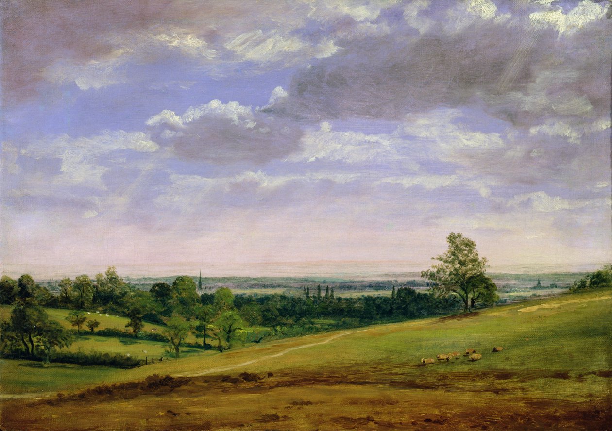 Pohled z kopce Highgate Hill od John Constable