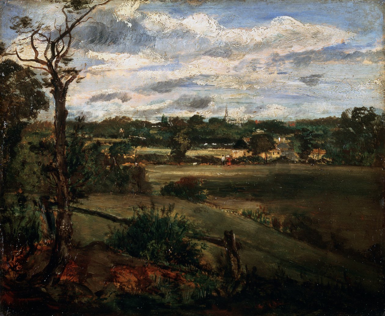 Pohled na Highgate z Hampstead Heath, počátek 19. století od John Constable