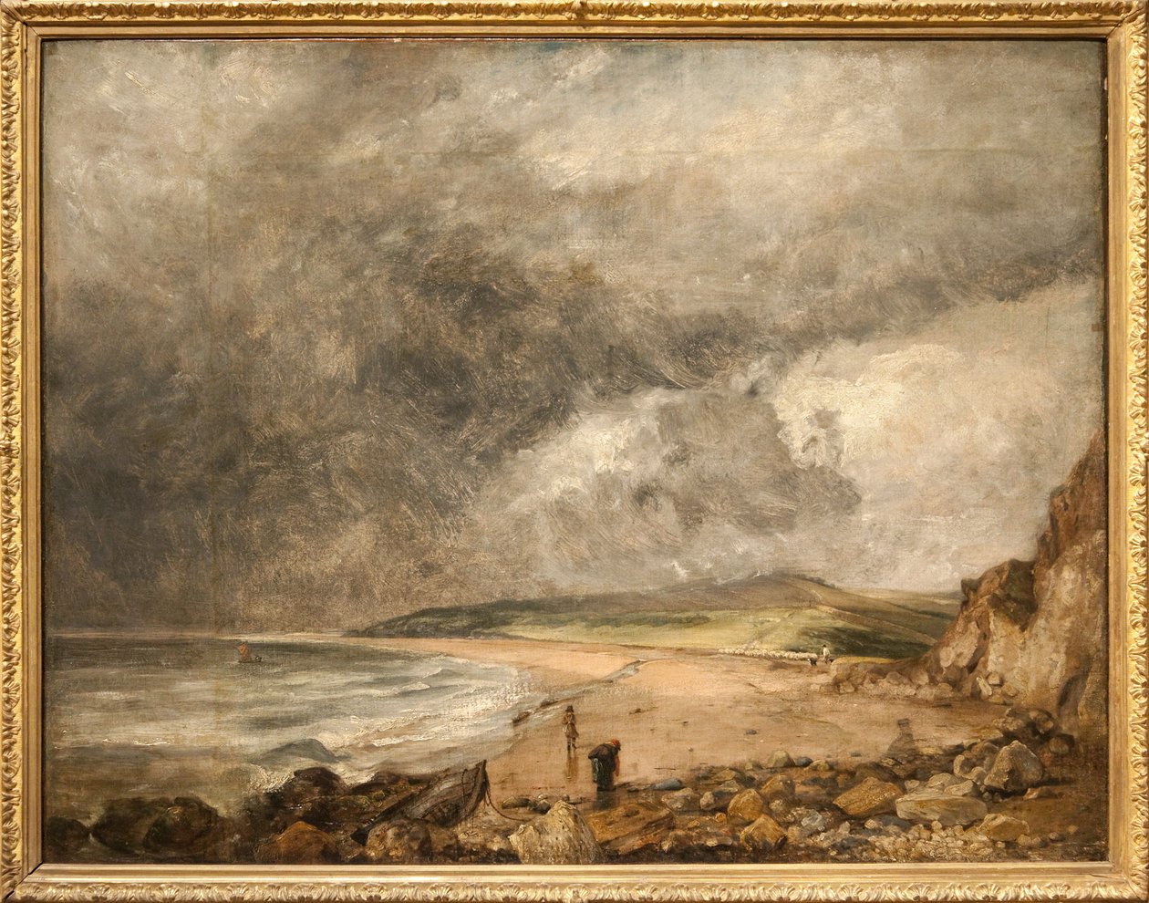 Weymouth Bay Approaching Storm (olej na plátně) od John Constable